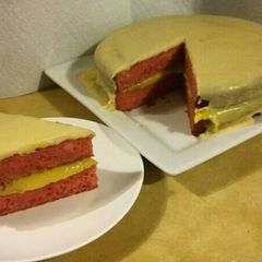 A picture of Strawberry Limeade Creme Pie.