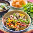 Thịt Heo Rừng Xào Cải Chua Ớt Chuông