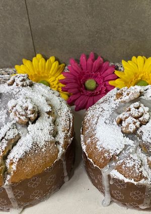 Una foto de Queque de amapolas y nueces