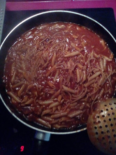 Una foto de Macarrones y spaguetti con carne picada