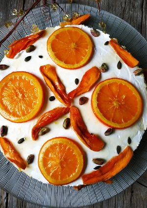 Una foto de Tarta de Naranja