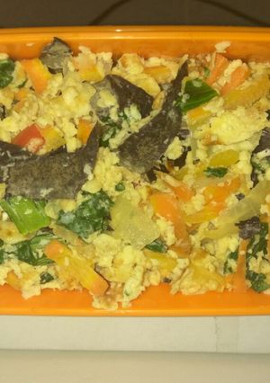 Foto resep Orak arik sayuran telur
