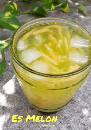 Foto resep Es Sirup Melon