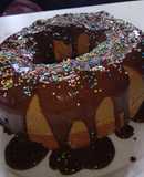 Torta de Zanahoria con salsa de chocolate