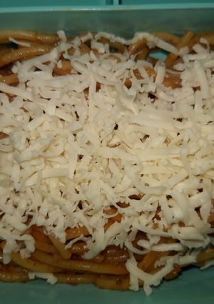 Foto resep Spaghetti simpel bekal sekolah