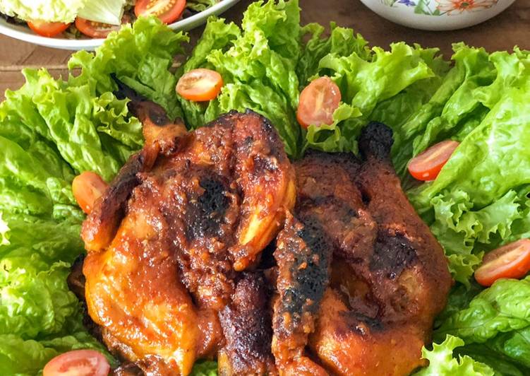 Resep Ayam Panggang Bumbu Rujak Anti Gagal