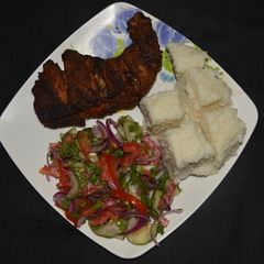 A picture of Chicken tikka.