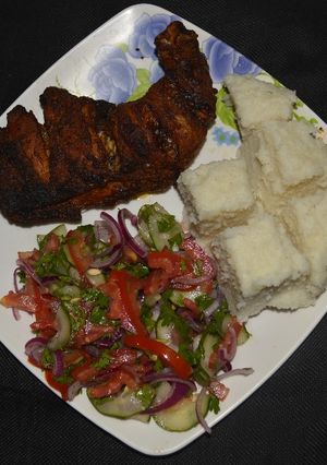 A picture of Chicken tikka.
