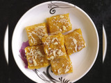Sweet potato burfi / shakarkandi burfi