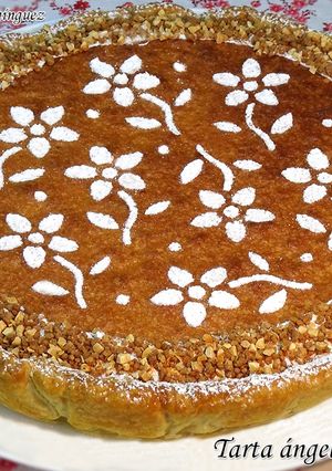 A picture of Almond Angel Tart.