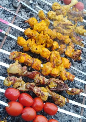 عکسی از دستور جوجه کباب 😋