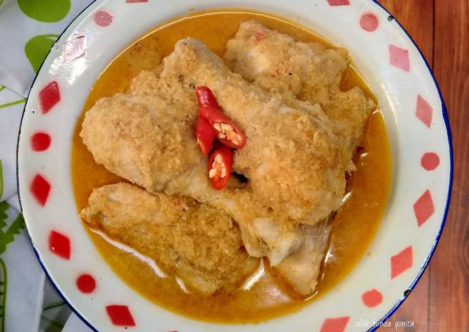 Cara Membuat Ayam kuah serundeng Kekinian