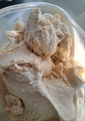 Une photo de Glace crème de marron