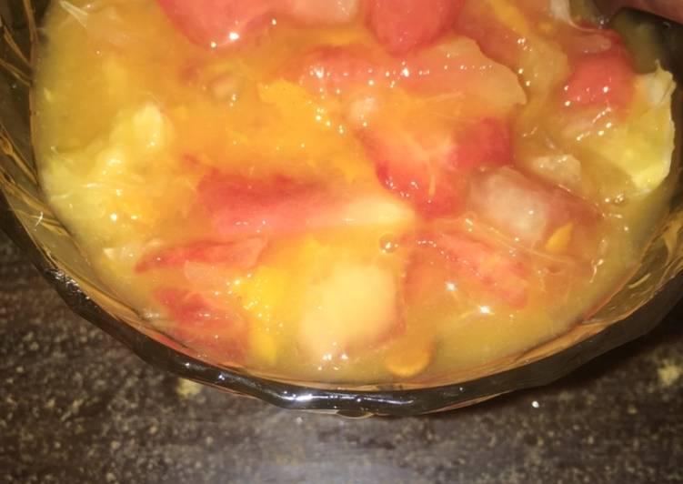 How to Make Appetizing Super juicy mango fruit salad🍉🍒🍑🍓🍋🍊 | This is Recipe So Awesome You Must Test Now !!