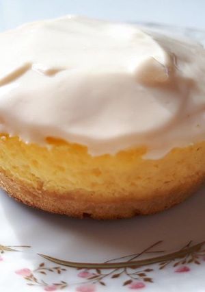 Una foto de Mini lemon pie al microondas
