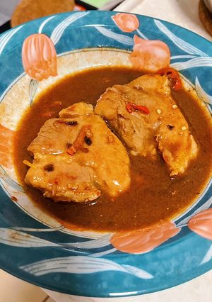 Hình của món Sườn cốt lết chiên.