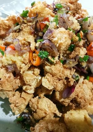 Foto resep Tahu pok-pok cabe garam