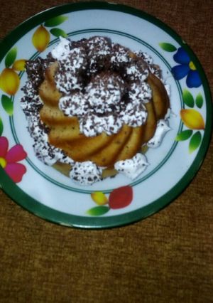 صورة لوصفة كيكة الباباز بطريقة بسيطة ولذيذة 😜😜😜😜😘