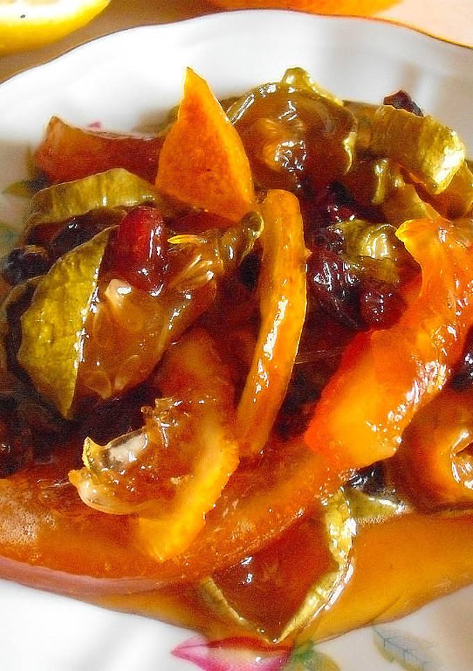 Варенье из кабачков апельсина и лимона
