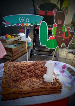 Una foto de Chocotorta