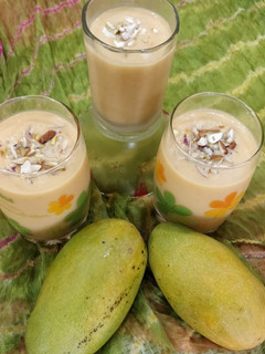 A picture of Mango Milk Shake 🤗.