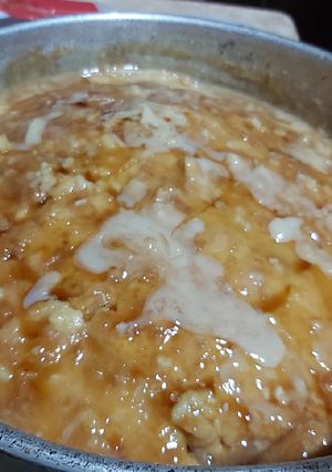 صورة لوصفة كيكه بالكريم كراميل