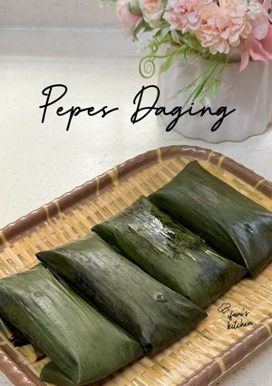 Foto resep 655. Pepes Daging Nasi - MPASI