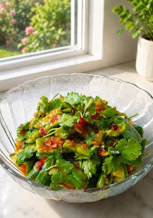 Hình của món DƯA LEO trộn.
