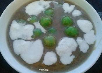 Masakan Populer Bubur Candil Pandan Ala Warung