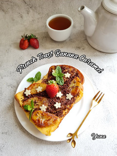 Foto resep French Toast Banana Caramel