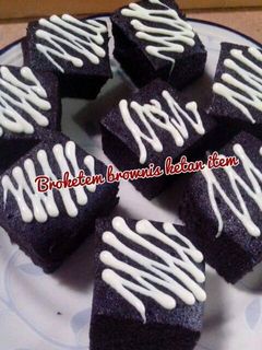 Foto resep Brownis kukus ketan hitam