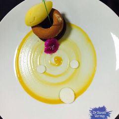 A picture of Raw mango doughnut.
