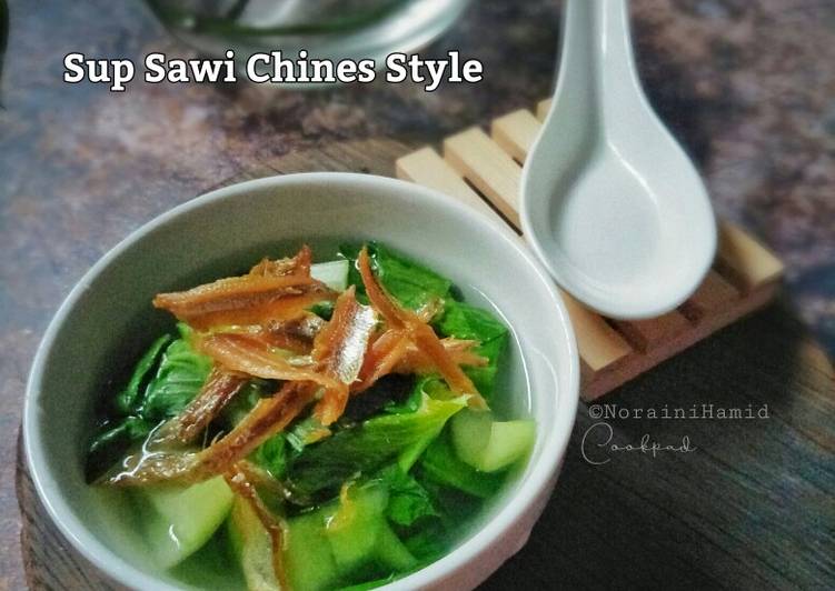 Resep Sup sawi chines style yang Lezat