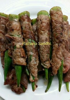 Foto resep Okra roll Beef