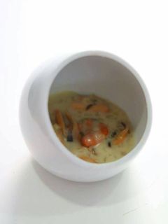 Una foto de Crema de mejillones