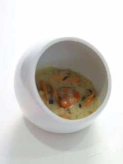 Una foto de Crema de mejillones