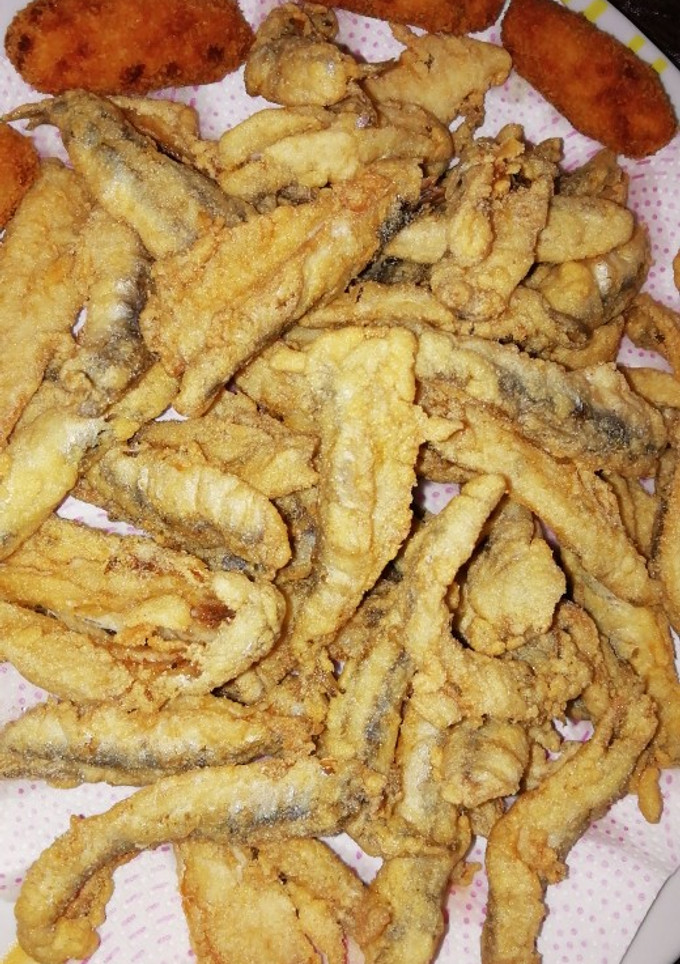 Una foto de Boquerones en vinagre fritos