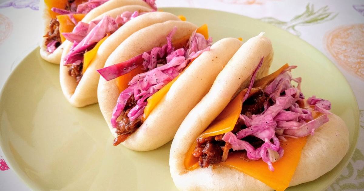 Pan bao con pulled pork y coleslaw Receta de MiJaCookers- Cookpad