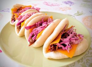 Foto principal de Pan bao con pulled pork y coleslaw
