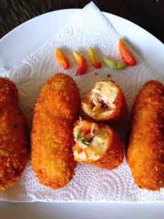 Foto resep Kroket kentang isi ragout ayam