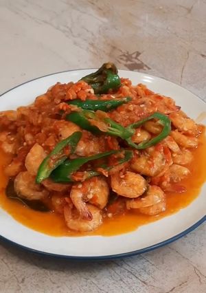 Foto resep Udang Goreng Balado