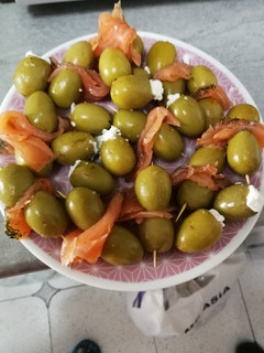 Una foto de Banderillas y aceitunas de la Hispanidad 🇪🇦#elijococinar