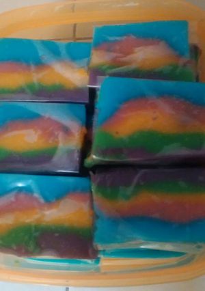 Foto resep Es gabus rainbow