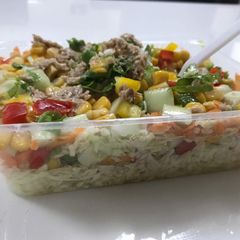 Salad with chicken A picture of Salad with chicken.