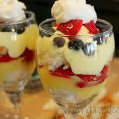 A picture of Mix fruit pudding.