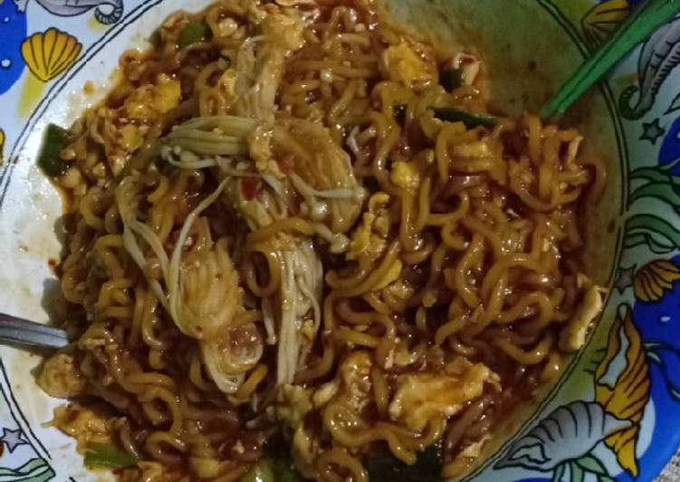 Resep Mie goreng nyemek Anti Gagal