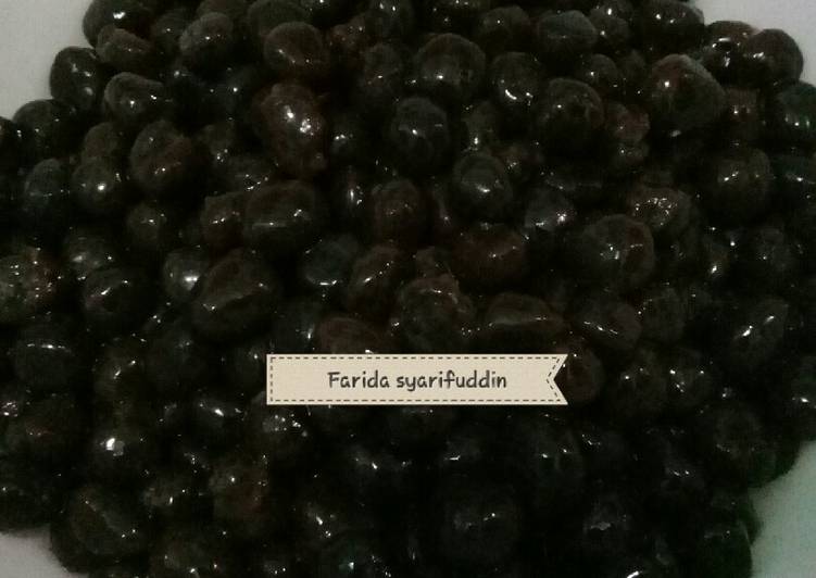 Boba pearl chocolate homemade