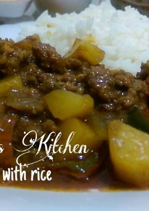 A picture of Mince and potato stew.