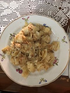 Káposztás tészta recept fotója