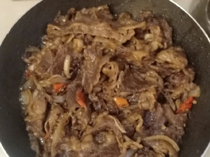 Langkah Mudah untuk Membuat Resep Sapi Lada Hitam (Bumbu Saori) Anti Ribet, Menggugah Selera